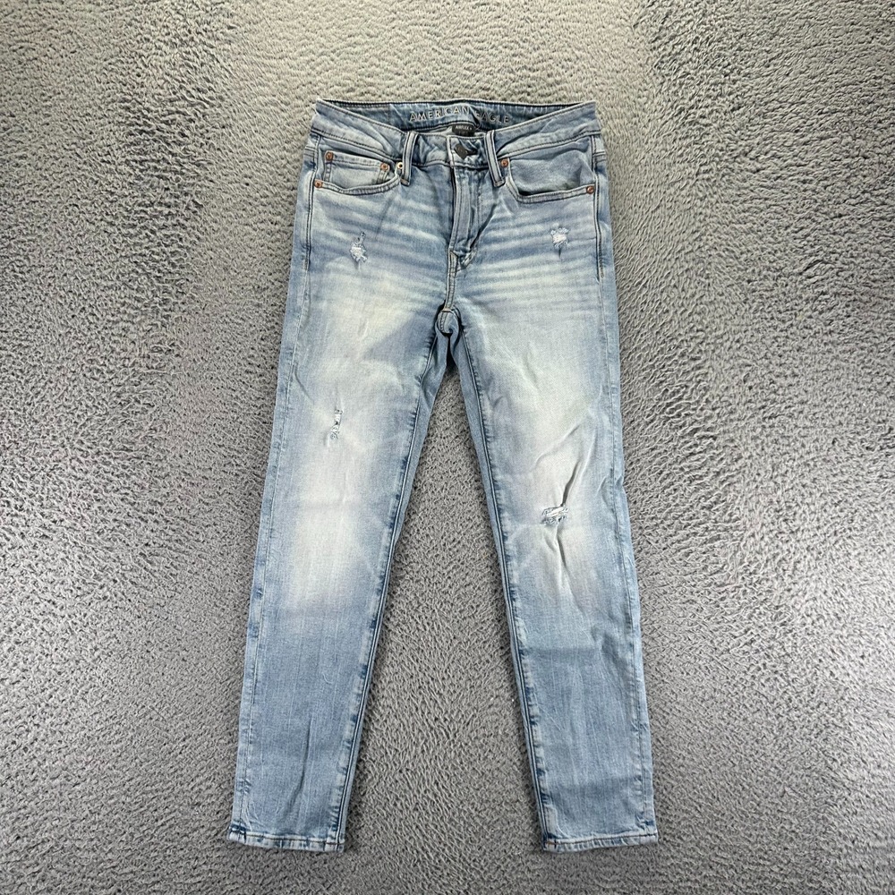 American Eagle Outfitters Airflex+ Jeans Mens 28x28 Blue‎ Denim Skinny Stretch